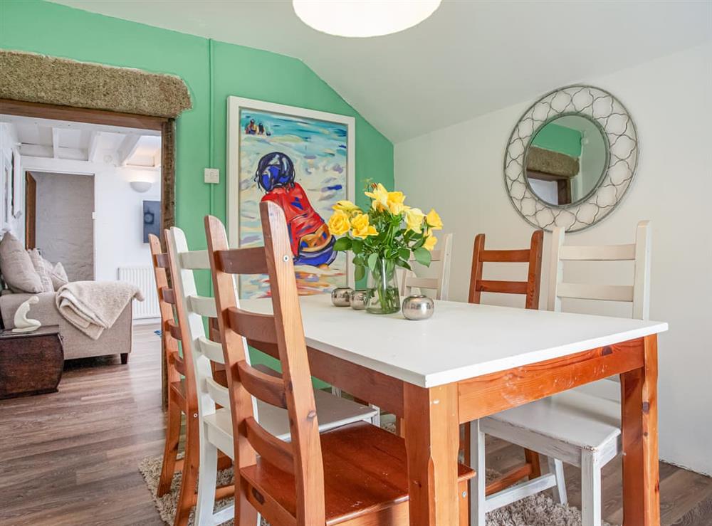 Dining room at Mayrose Cottage in Helstone, near Camelford, Cornwall