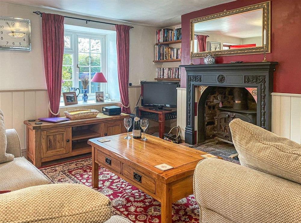 Living room at Mays Cottage in Shaftesbury, Wiltshire