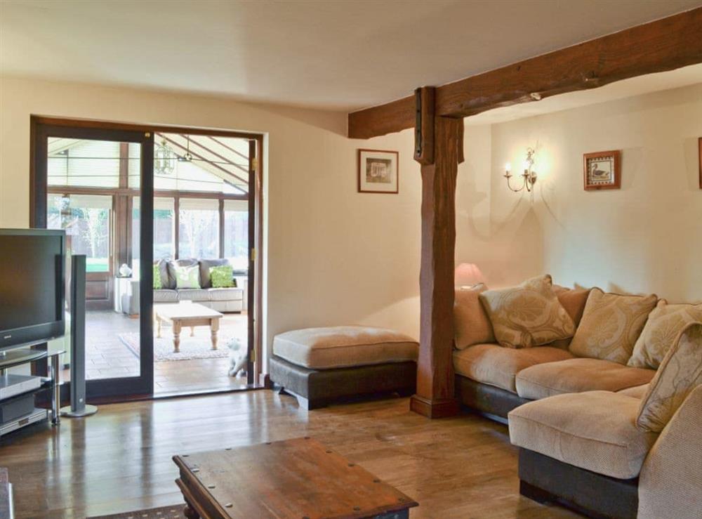 Living room at Maytree Cottage in Dumpling Green, near Dereham, Norfolk