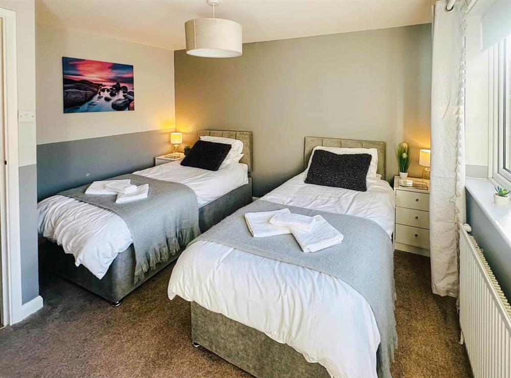 Twin bedroom at Mcauley cottage in Burgh Le Marsh, Skegness, Lincolnshire