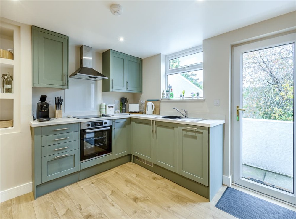 Kitchen at Meadfoot Cottage in Torquay, Devon