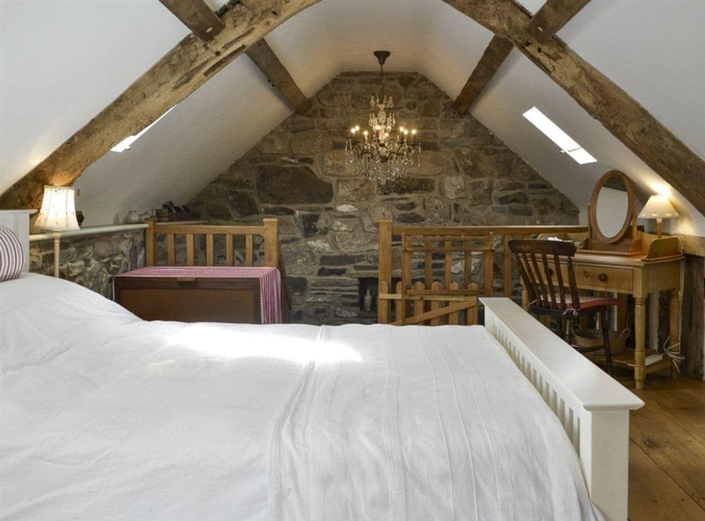 Upper floor double bedroom at Meadow Barn in Pennerley, Minsterley, Shropshire., Great Britain