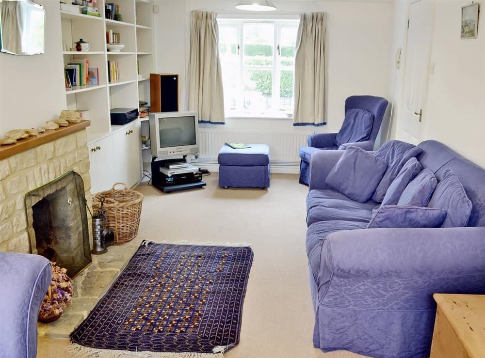 Living room at Meadow Cottage in Beaminster, Dorset