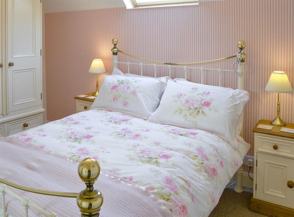 Comfortable double bedroom at Meadow Cottage in Irstead, near Wroxham, Norfolk