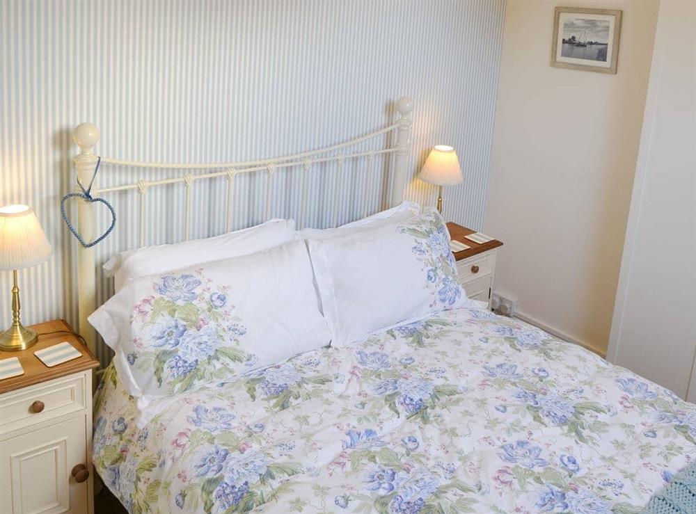 Comfy double bedroom at Meadow Cottage in Irstead, near Wroxham, Norfolk