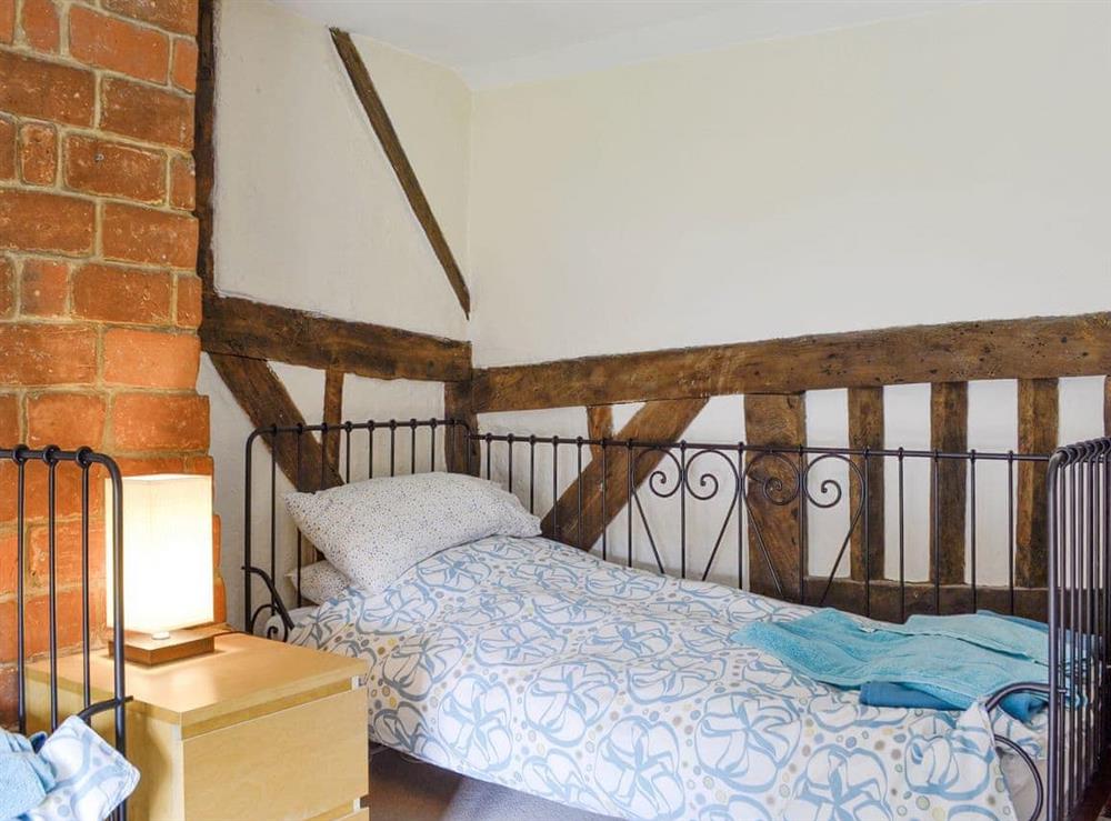Second twin bedroom at Meadow Cottage in Linstead Parva, near Southwold, Suffolk