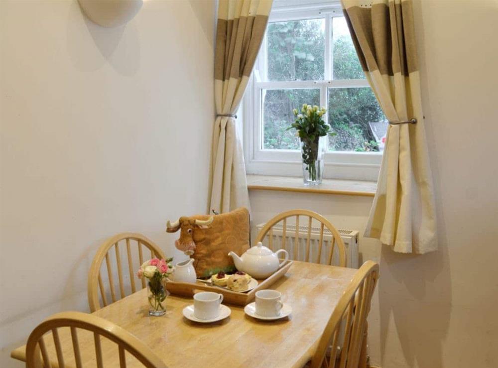 Dining Area at Meadow Cottage in Tregeseal, near St Just, Cornwall