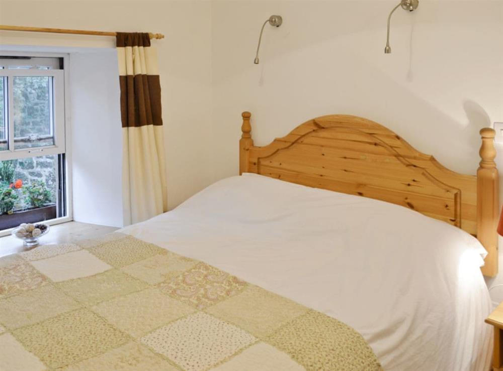 Double bedroom at Meadow Cottage in Tregeseal, near St Just, Cornwall