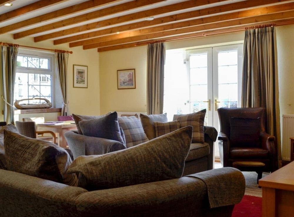 Comfortable living area at Meadow Croft in Llangeinor, Mid Glamorgan., Great Britain