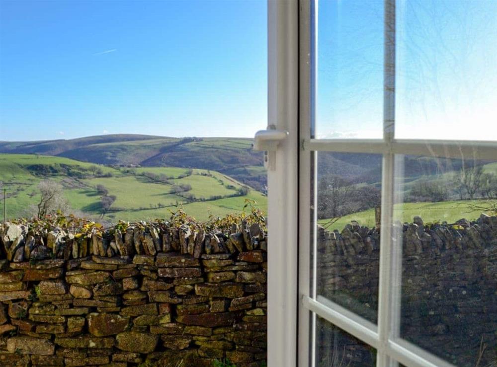 Wonderful countryside views fom the bedroom at Meadow Croft in Llangeinor, Mid Glamorgan., Great Britain