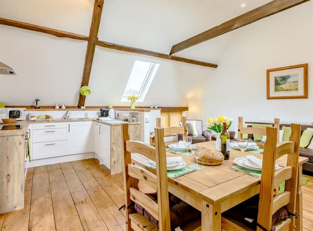 Charming kitchen/ dining area at The Hayloft, 