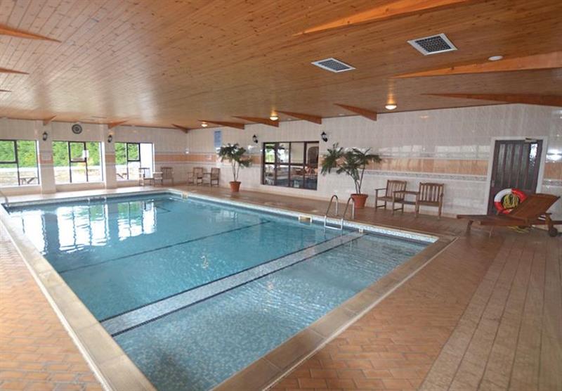 Indoor pool at Meadow House Holiday Park in Pembrokeshire, South Wales
