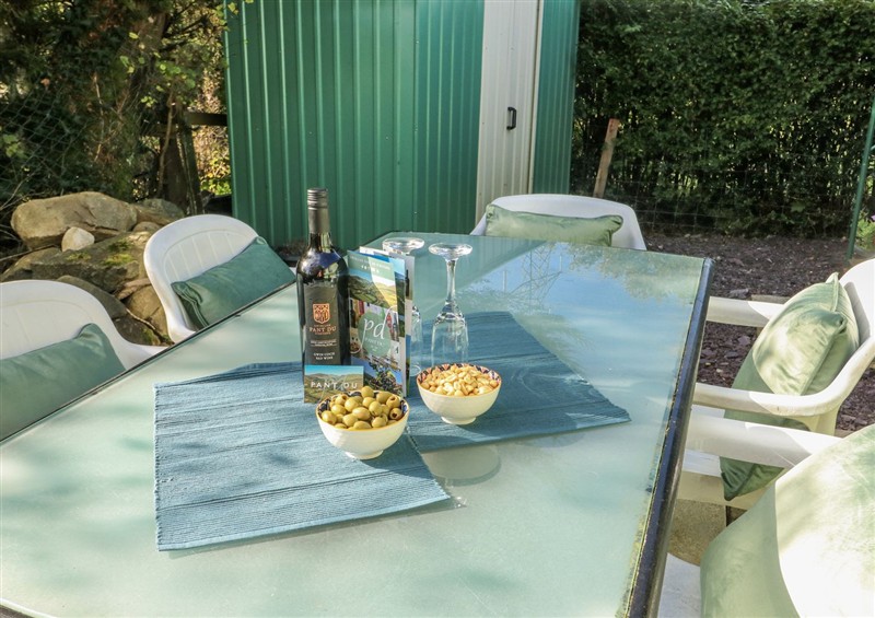 The perfect place to take seat at Meadow Island Caravan, Penygroes