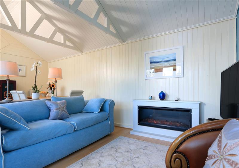 The living room at Meadow Lodge @ Seawardstone, Blackawton