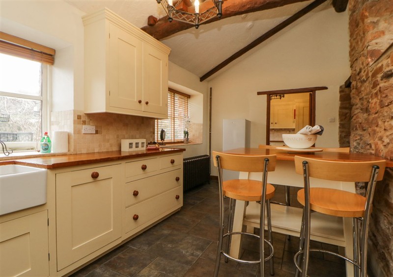 The kitchen at Meadow Thatch, Cockington