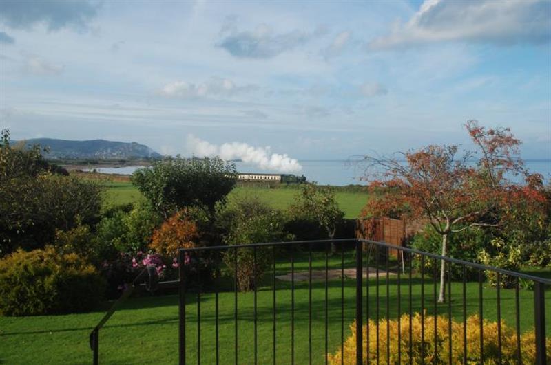 Views to the steam train! at Meadow View, Blue Anchor