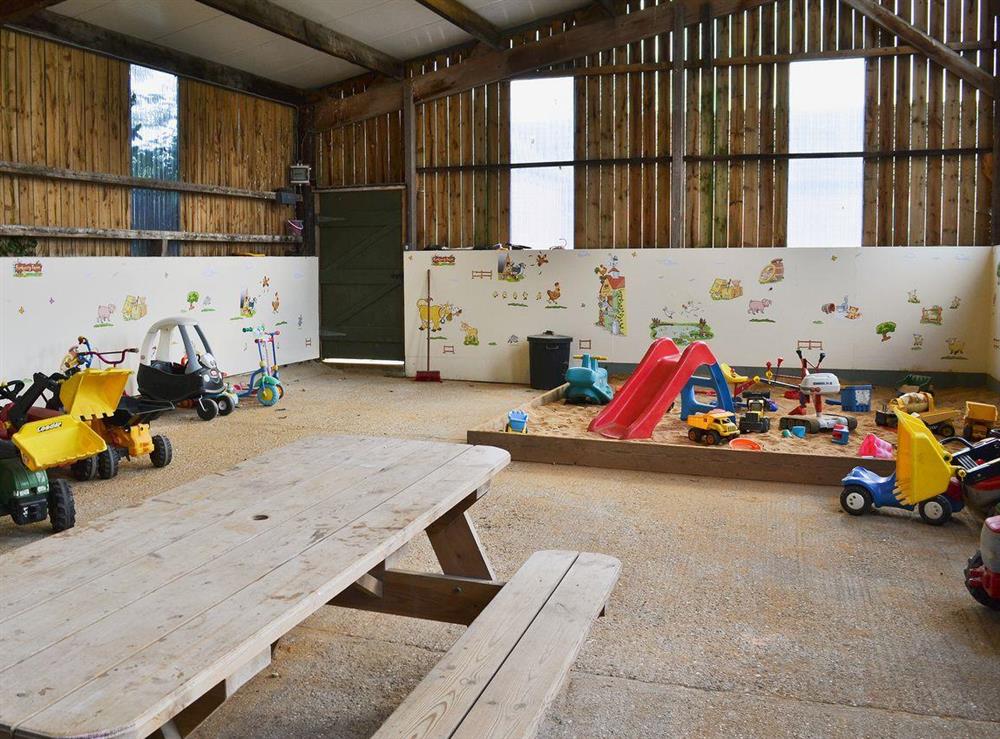 Children’s play barn at Meadow View in Brigham, E. Yorks., North Humberside