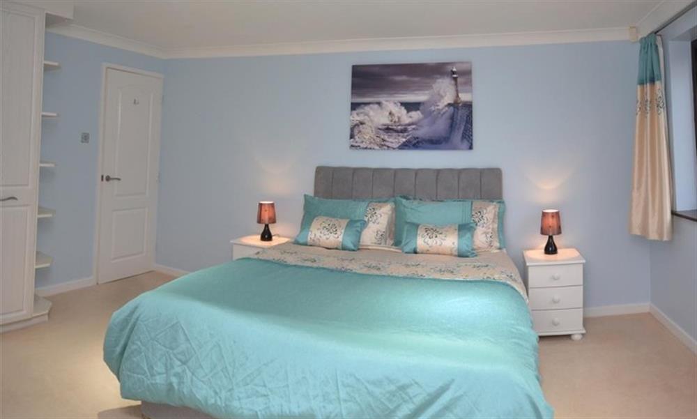 The pretty spacious double bedroom at Meadow View in Callington