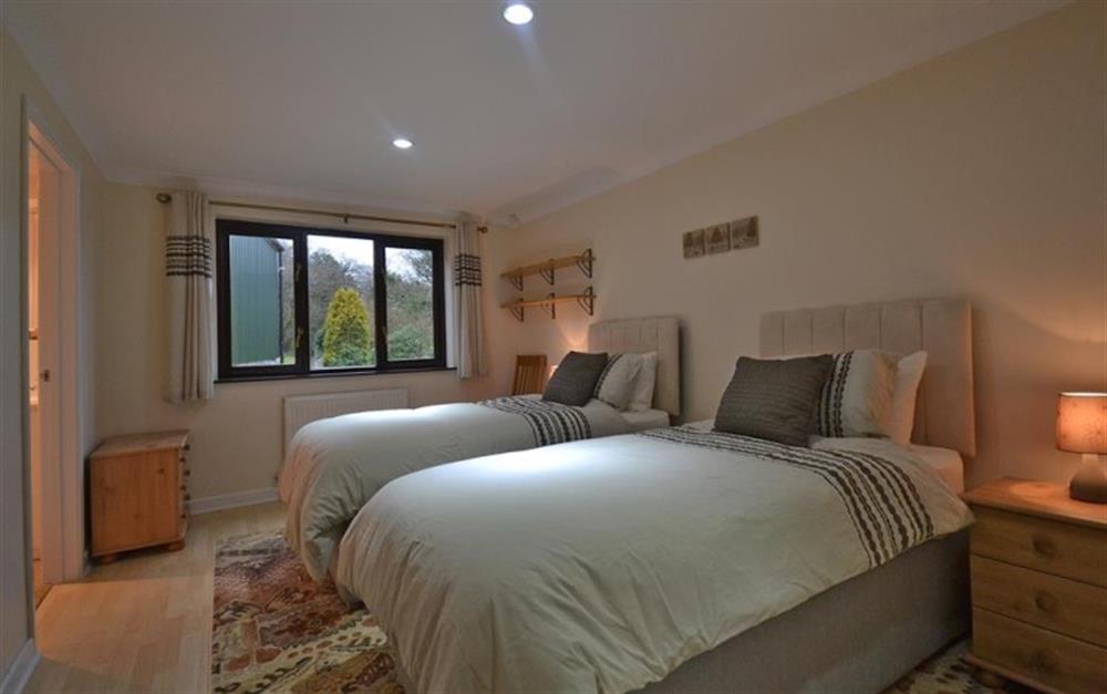 Twin bedroom or super king double at Meadow View in Callington