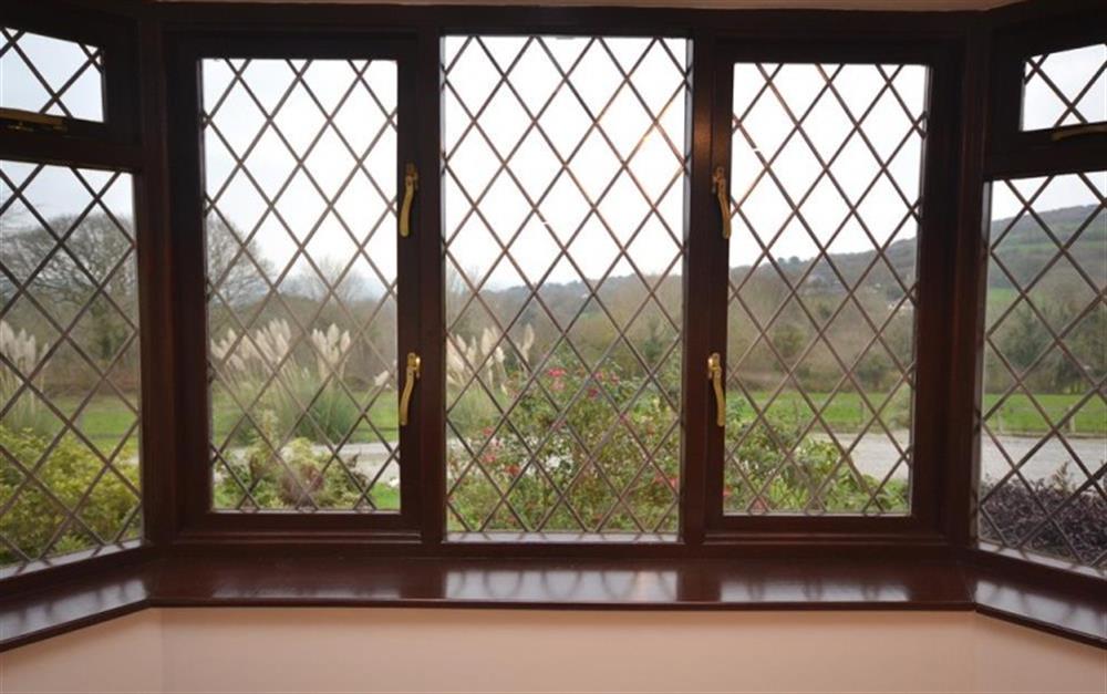Views from one of the living room windows at Meadow View in Callington
