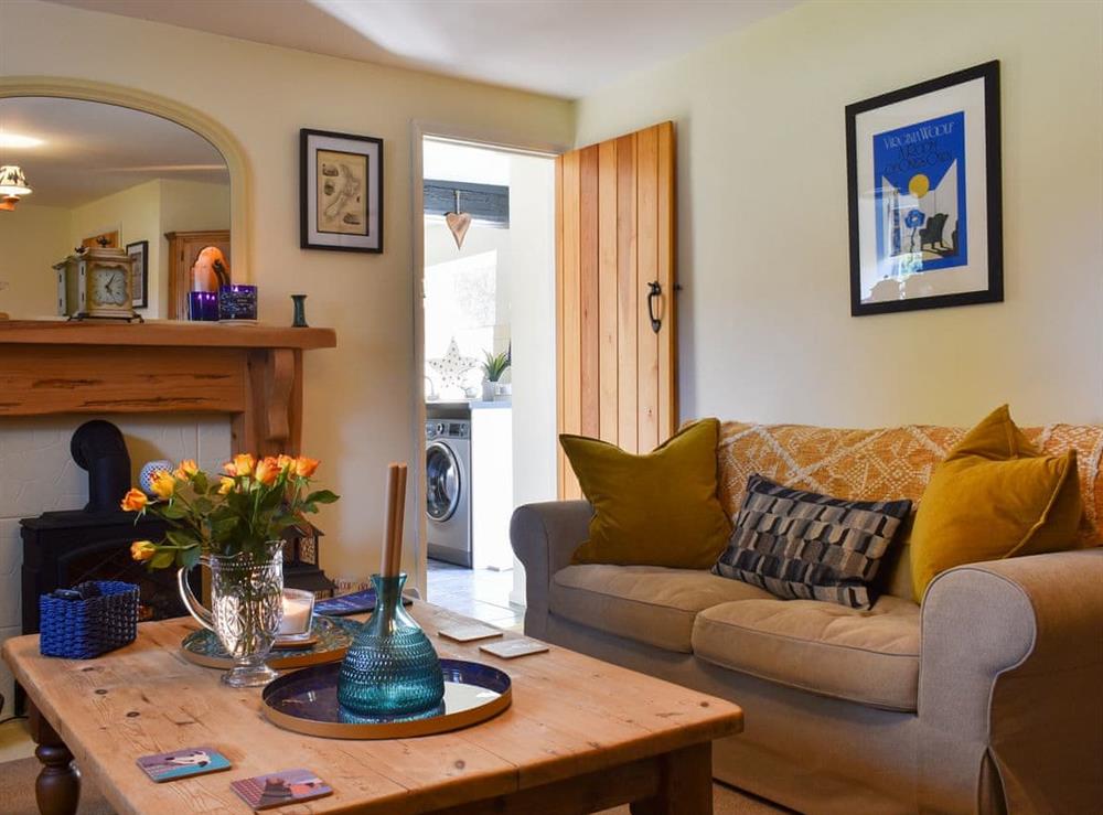 Living room at Meadow View Cottage in Pickering, North Yorkshire