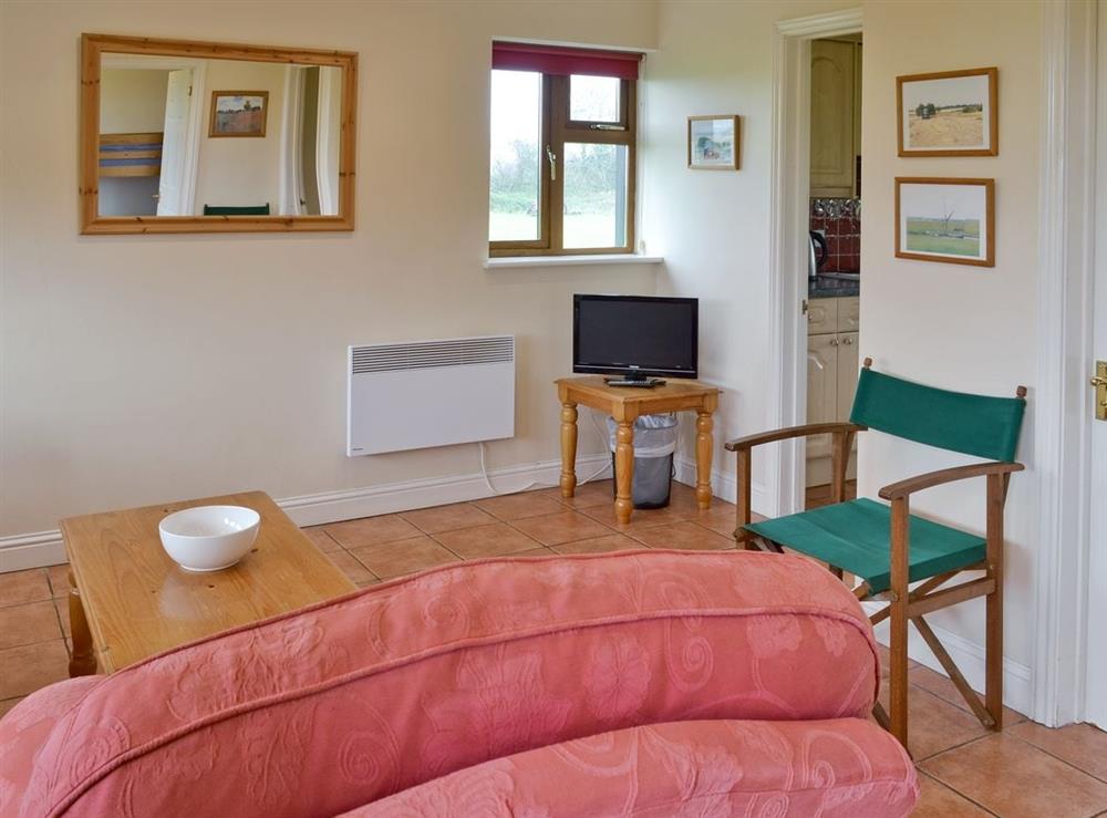 Living room at Meadow View Cottage in St Osyth, Essex