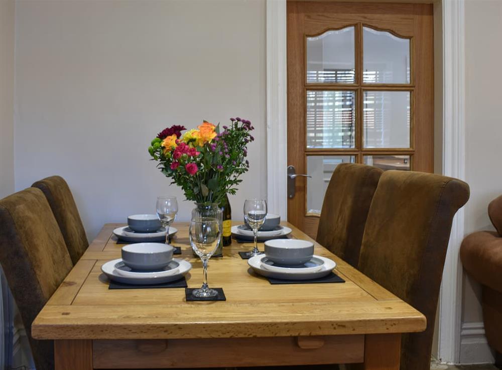 Dining Area at Meadow View Cottage in Stanhope, Durham