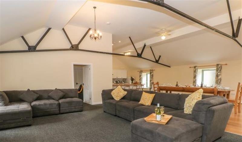 The living area at Meadow View, Buxton