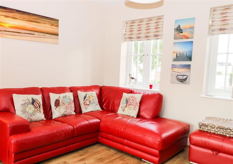 Relax in the living area at Meadow View, Filey