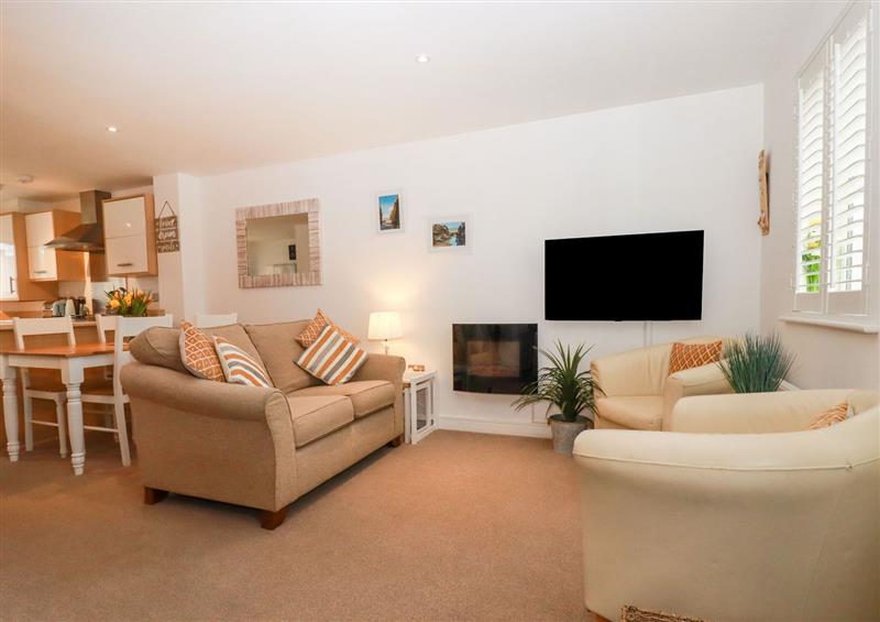 The living area at Meadow View, Grampound