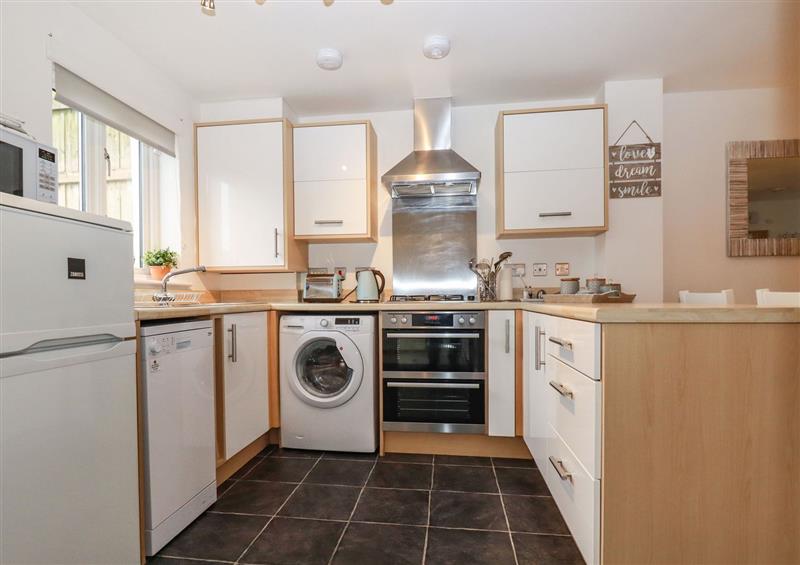 This is the kitchen at Meadow View, Grampound