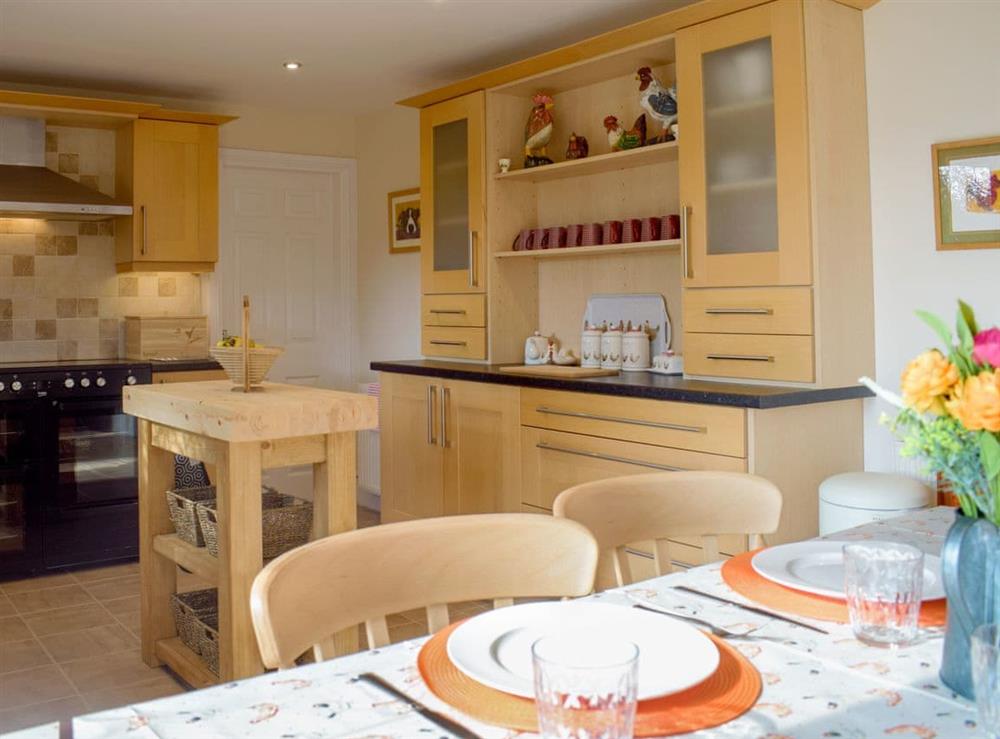 Well equipped kitchen/ dining area at Meadow View in Harley, near Shrewsbury, Shropshire