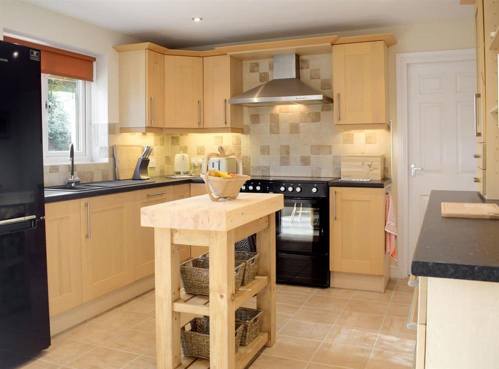 Well equipped kitchen at Meadow View in Harley, near Shrewsbury, Shropshire