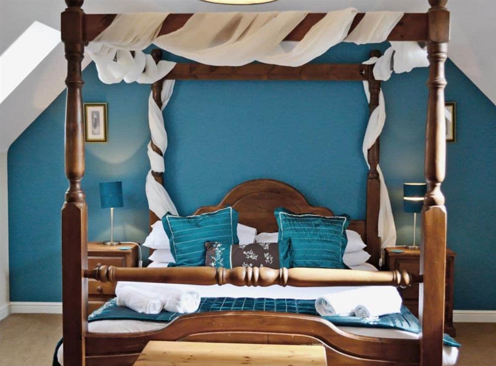 Four Poster bedroom at Meadow View in Kirk Langley, near Ashbourne, Derbyshire