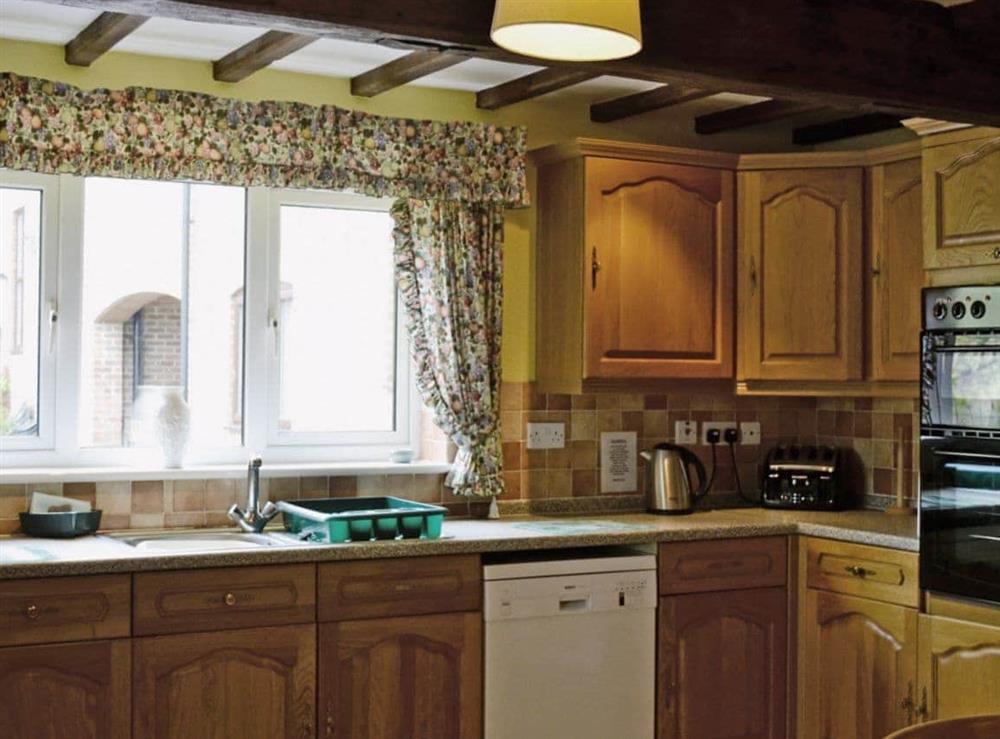 Kitchen at Meadow View in Kirk Langley, near Ashbourne, Derbyshire