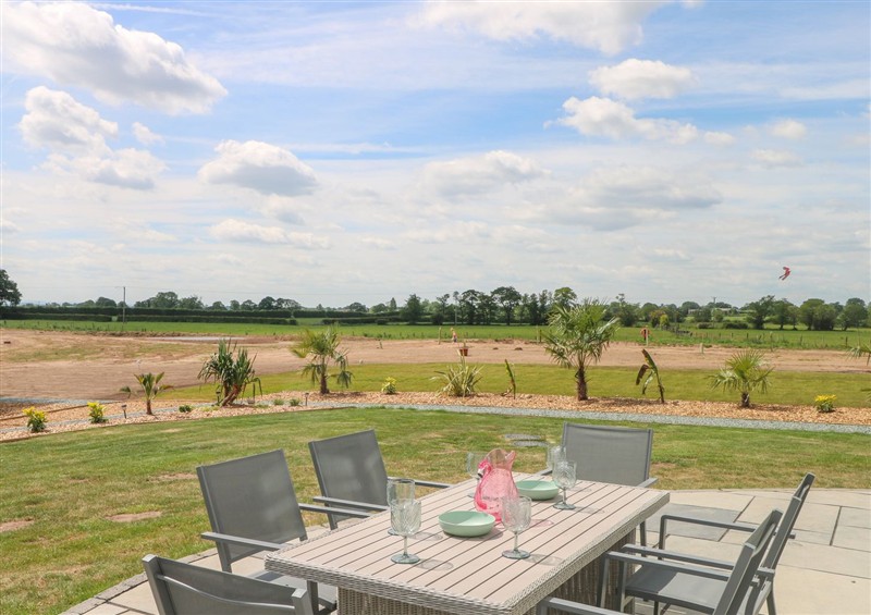 Enjoy a cup of tea on the patio