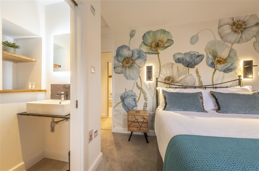 Bedroom two boasts an en-suite shower room  at Meadow View, near Buxton