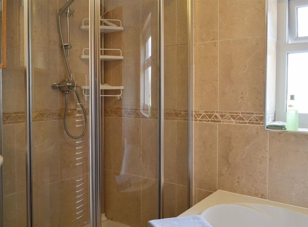 Shower room at Meadow View in Peak Dale, near Buxton, Derbyshire