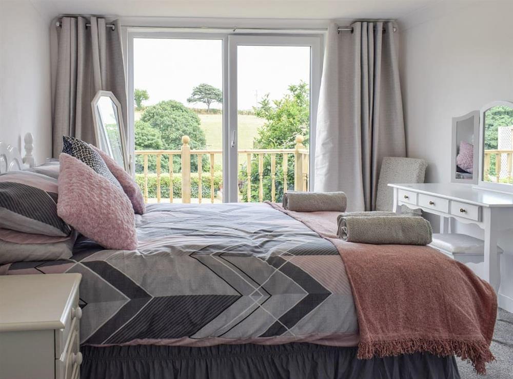 Double bedroom at Meadow View in Tregony, near Truro, Cornwall