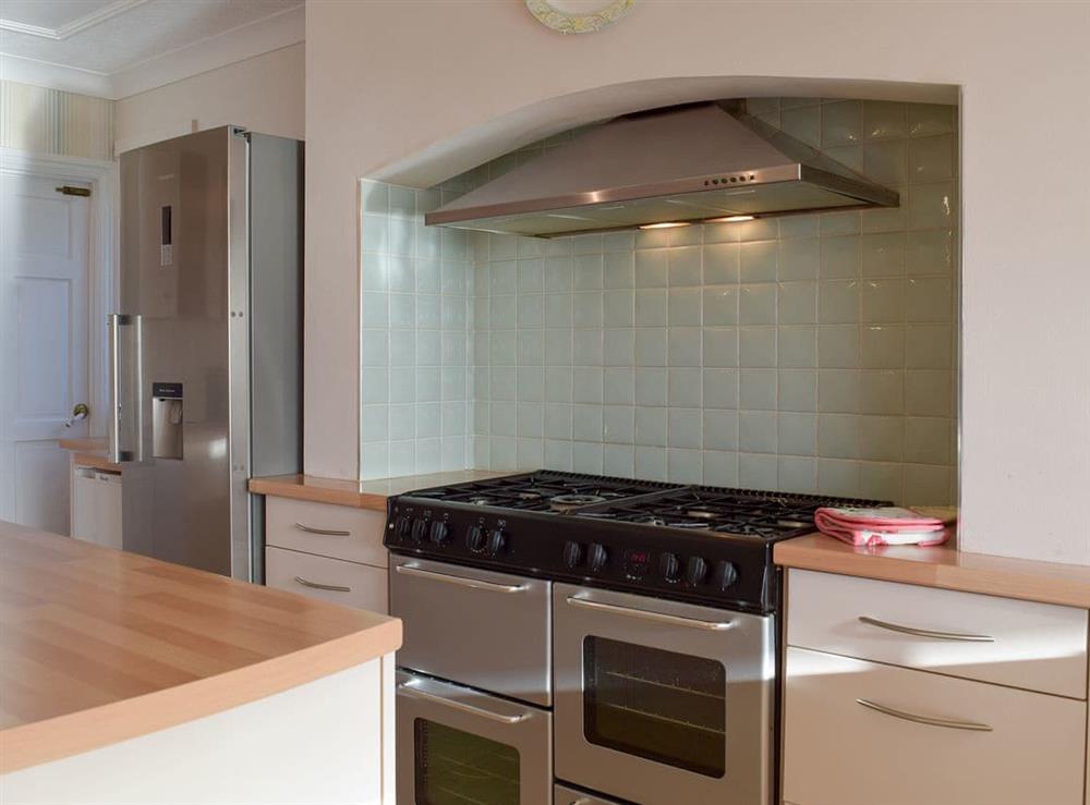 Kitchen with range style cooker at Meadow View in Wiston, near Haverfordwest, Dyfed
