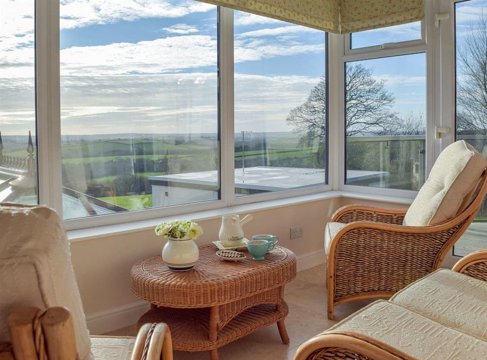 Sun room with lovely views at Meadow View in Wiston, near Haverfordwest, Dyfed