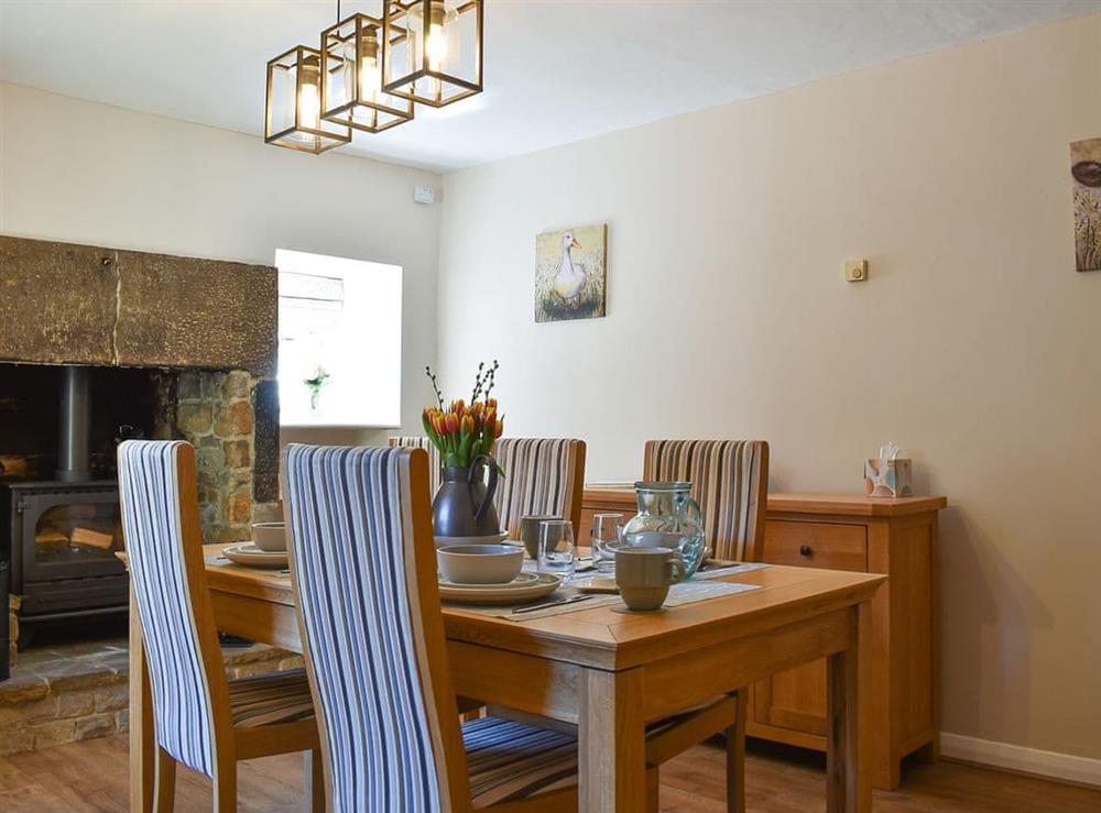 Dining room at Meadow View in Youlgrave, near Bakewell, Derbyshire