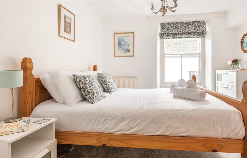One of the 2 bedrooms at Meadowcroft in Looe