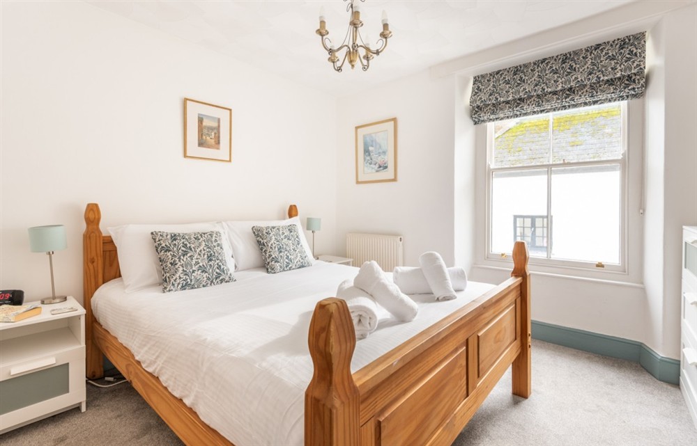 One of the bedrooms at Meadowcroft in Looe