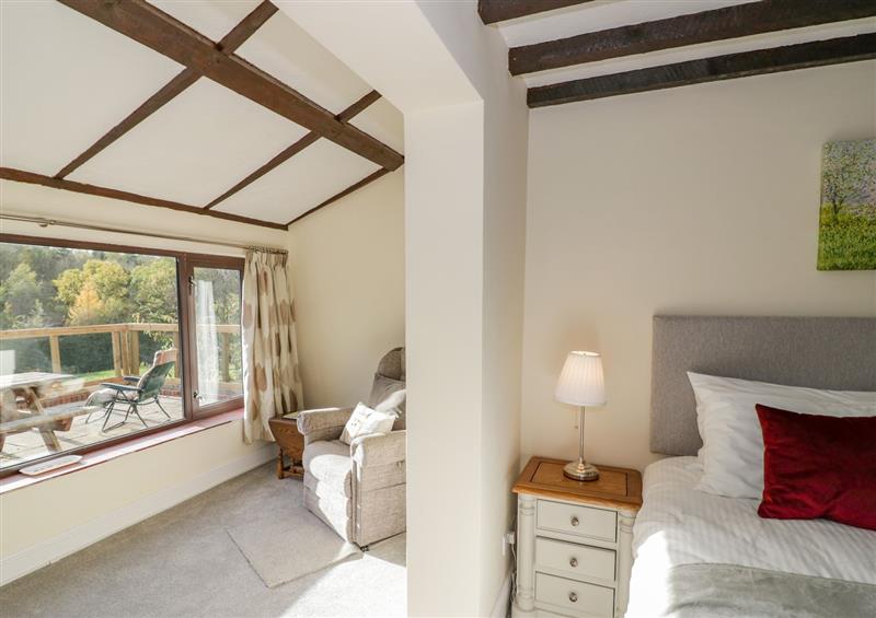 One of the 5 bedrooms at Meadowfields, Clows Top near Cleobury Mortimer