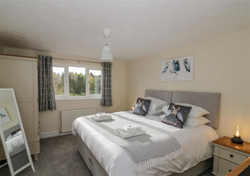 One of the bedrooms at Meadowfields, Clows Top near Cleobury Mortimer