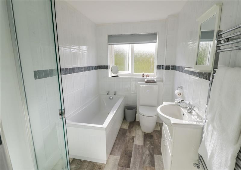 The bathroom at Meadowfields, Clows Top near Cleobury Mortimer