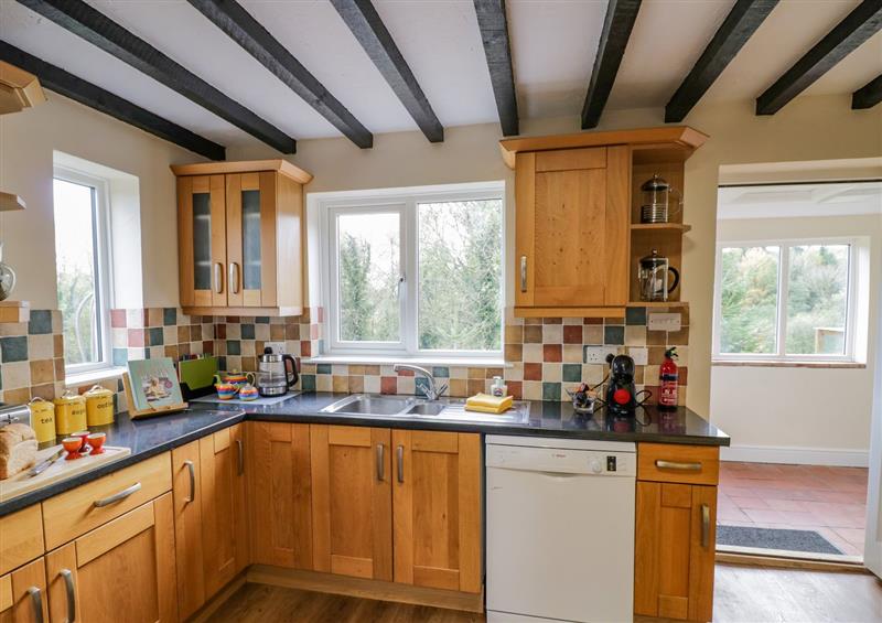 The kitchen at Meadowfields, Clows Top near Cleobury Mortimer