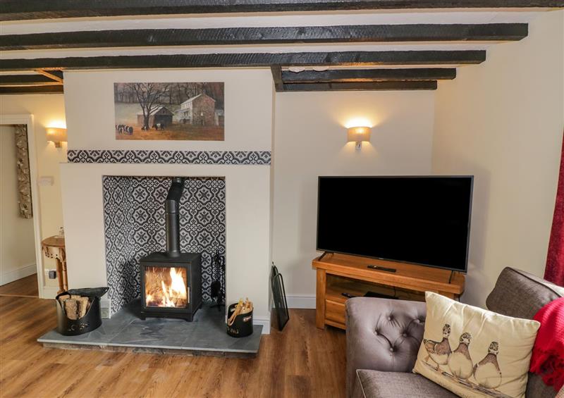 The living area at Meadowfields, Clows Top near Cleobury Mortimer