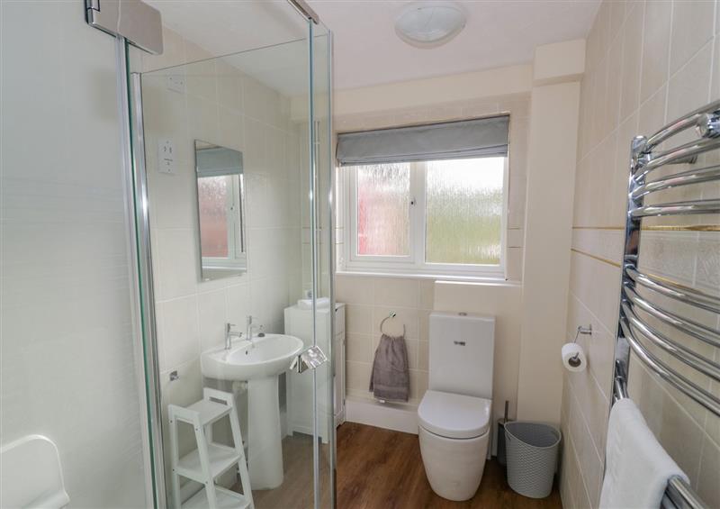 This is the bathroom at Meadowfields, Clows Top near Cleobury Mortimer